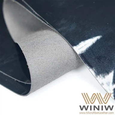 Bahan Vinyl Paten Biru Metalik