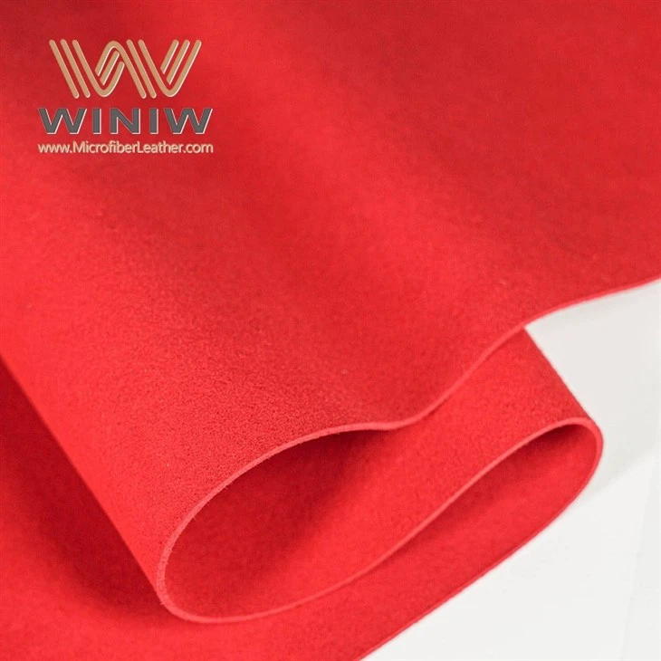 High-end Microfiber Artificial PU Suede Material Fabric For Shoes