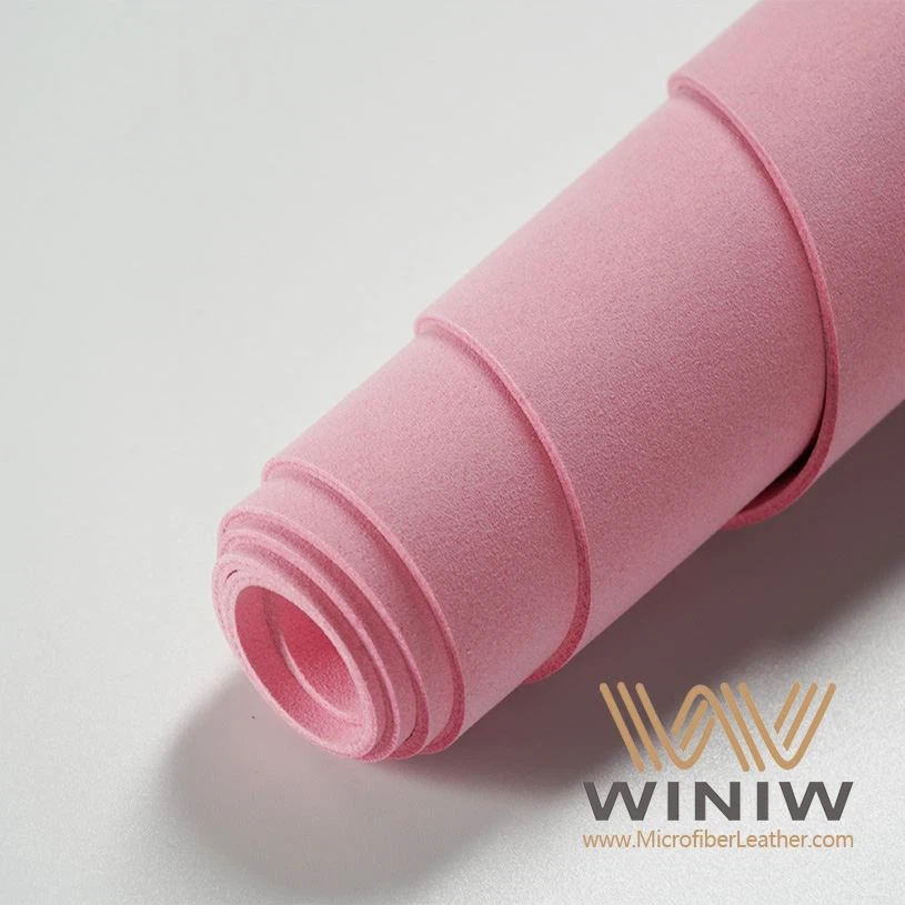 Kulit PU Suede Microfiber Tiruan Untuk Kasut Ortopedik