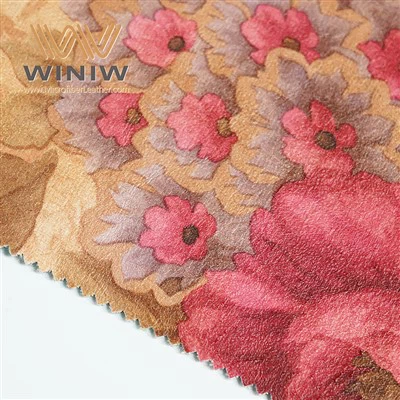 0.6mm Bahan Sofa Vegan Sintetik Fabrik Mikrofiber Kalis Air