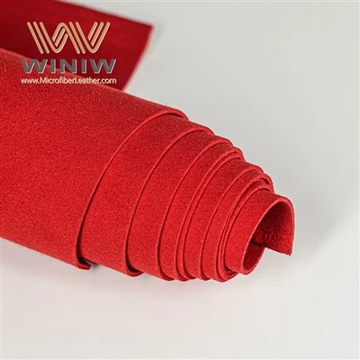 Fabrik Kulit Tiruan Microfiber Microsuede Berkualiti Tinggi Untuk But