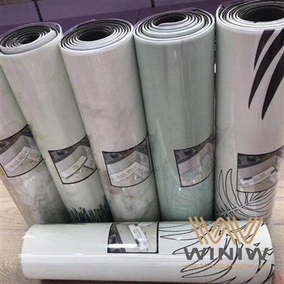 Fabrik Kulit Tiruan Bahan PVC Untuk Tikar Lantai