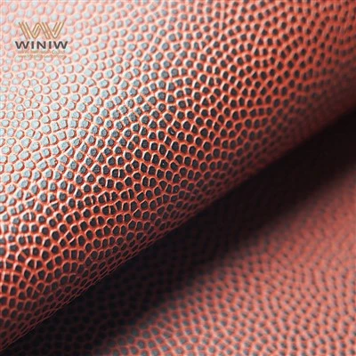 Tahan Kepada Bahan Kulit Microfiber Yang Pudar Untuk Bola Keranjang