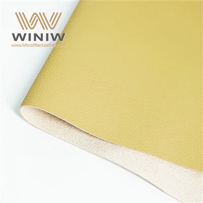 Bahan Upholsteri Tiruan Kulit Kereta Vegan Microfiber Licin